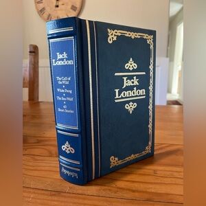 The Call of the Wild White Fang The Sea-Wolf 40 Short Stories Leather Bound Book